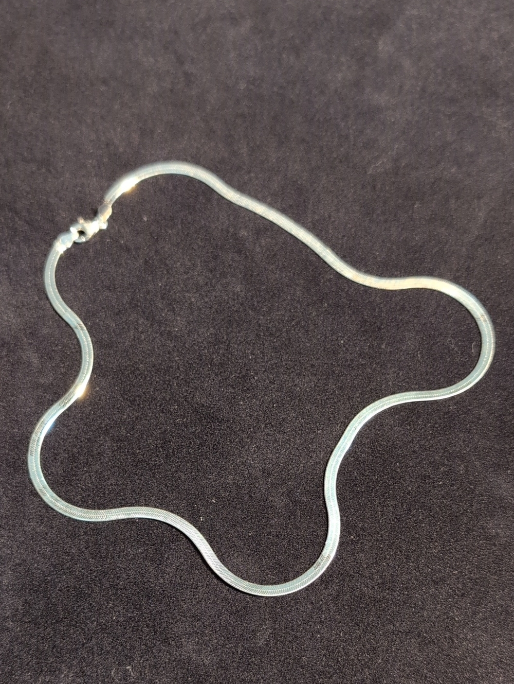 Milor Italy 925 Sterlng Silver Flex Link Necklace 6.25g
